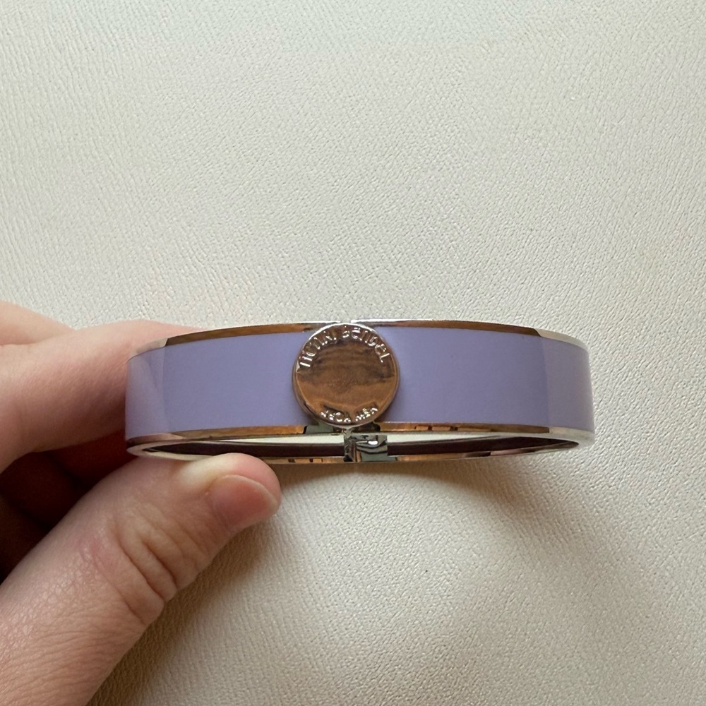 Henri Bendel Purple Enamel Bracelet